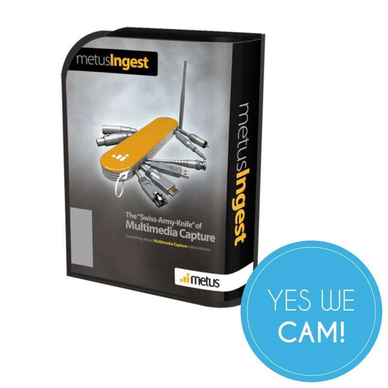 Metus Ingest Professional Software Video-Recording
