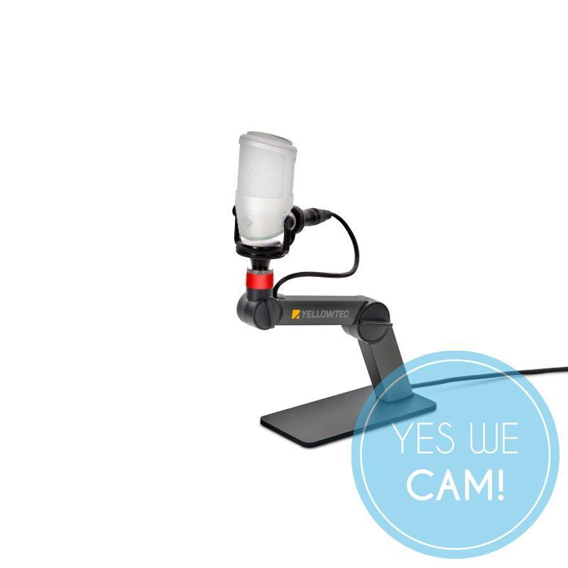 YELLOWTEC M!KA TABLE STAND - SCHWARZ - MIT ONAIR ANZEIGE - INSTALLIERTER XLR-STECKER kaufen