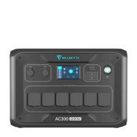 BLUETTI AC300 Wechselrichter 3000 Watt, modular, schwarz, für Photovoltaik-Systeme