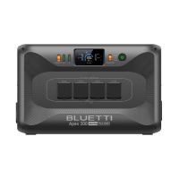 Bluetti Apex 300 Seitenansicht mit Tragegriffen und kompaktem Design
