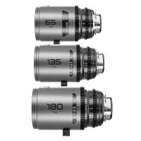 DZOFILM Pavo 2x anamorphic Prime C set macro 65mm/180mm T2.8, 135mm T2.5 - Neutral Coating - PL&EF mount - metric