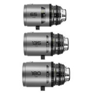 DZOFILM Pavo 2x anamorphic Prime C set macro 65mm/180mm T2.8, 135mm T2.5 - Blue Coating - PL&EF mount metric