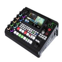 RGBlink Mini Edge SDI Rückansicht, zeigt HDMI-, SDI-, USB- und Audio-Anschlüsse