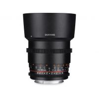 Samyang 85mm T1.5 VDSLR II Objektiv für MFT Vorderansicht