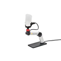 Yellowtec m!ka Table Stand - Aluminium - mit OnAir Anzeige - offene Kabelenden mic